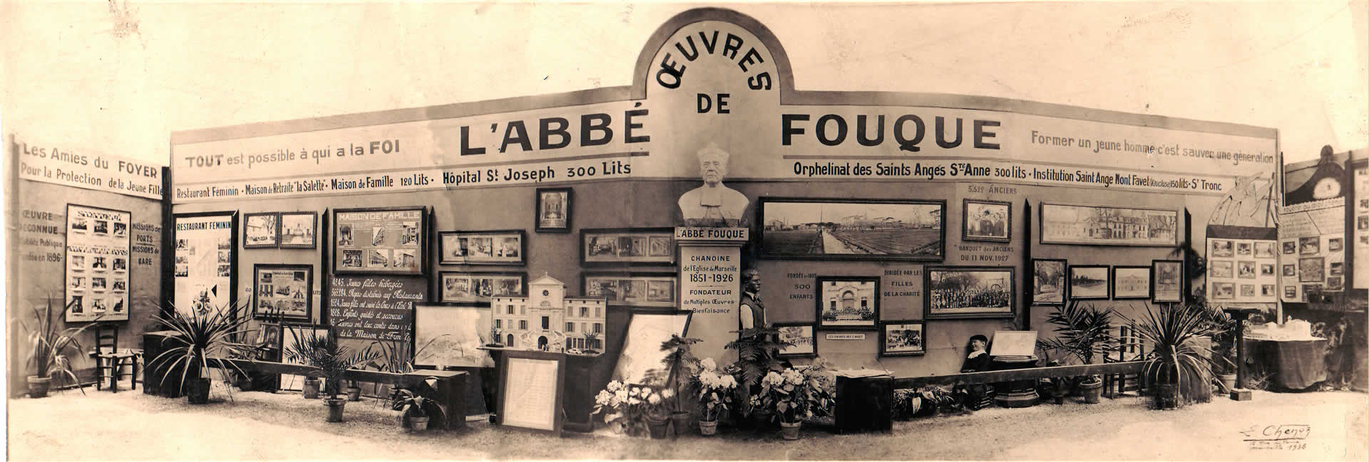 Exposition des oeuvres de l'abbé Fouque