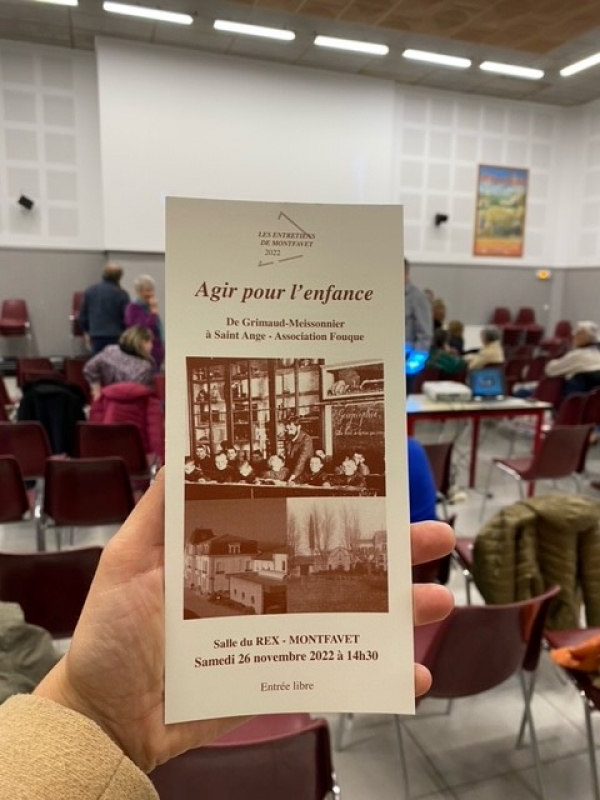 Exposition : « UN INSTITUT A MONTFAVET - L'histoire d'un lieu » L'Institut Saint Ange
